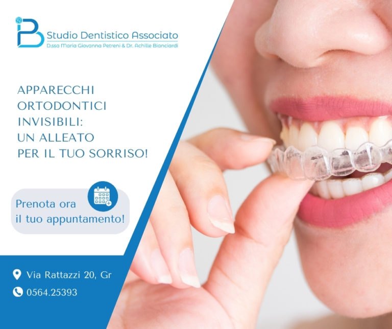 Apparecchi ortodontici trasparenti - Studio petreni Bianciardi