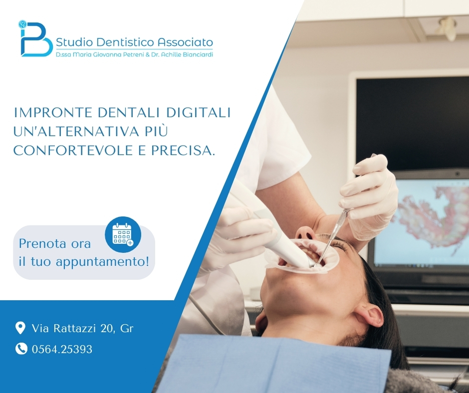 Centro Dentistico Grosseto - Impronte digitali, le nuove tecnologie dello Studio Petreni Bianciardi