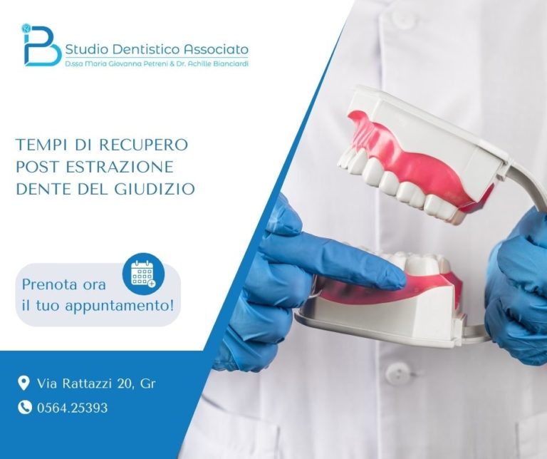 Estrazione dente del giudizio, tempi di recupero e consigli dello Studio Dentistico Petreni Bianciardi